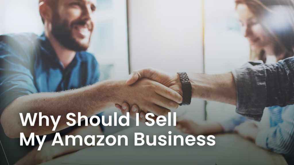 two people shaking hands after deciding to sell amazon business