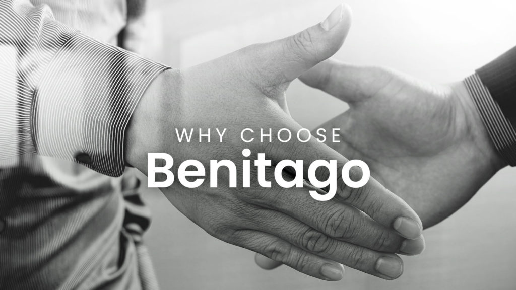 People shaking hands after Choose Benitago?