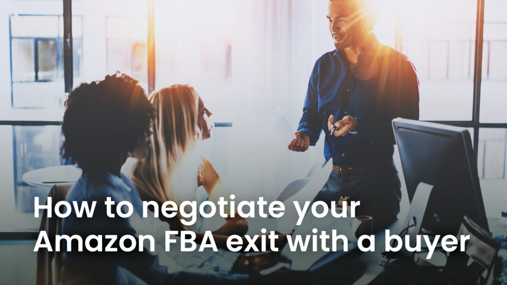 people negotiating an Amazon sale deal